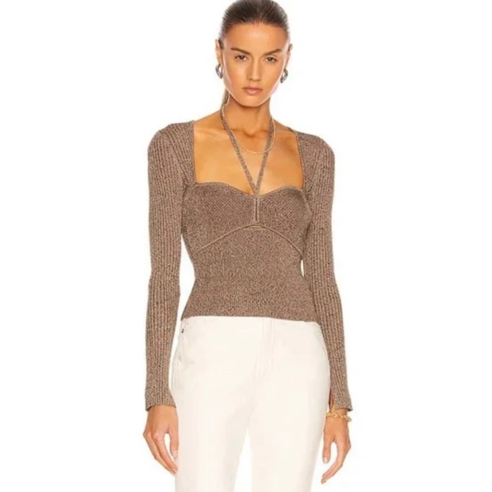 Johnathan Simkhai Alexia Sweetheart Top